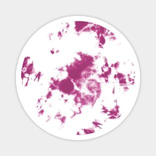 Berry pink and white Storm - Tie-Dye Shibori Texture Magnet